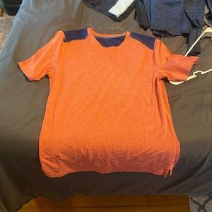 Lulu Orange and Blue shirt